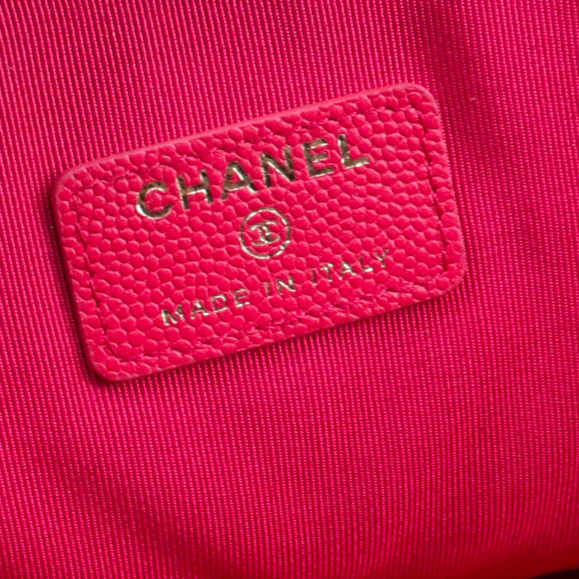 Chanel CHANEL - Chanel clutch in red chevron caviar leather Size ONE SIZE - 6 Thumbnail