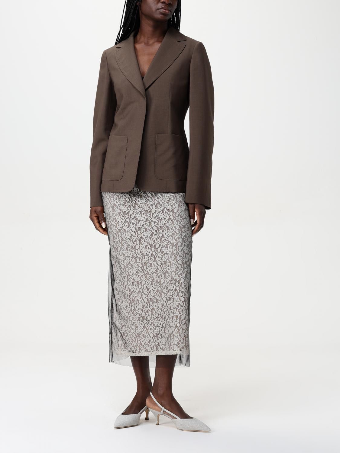 Fendi Fendi Jacket Woman Brown Size M / US 6-8 / IT 42-44 - 2 Thumbnail