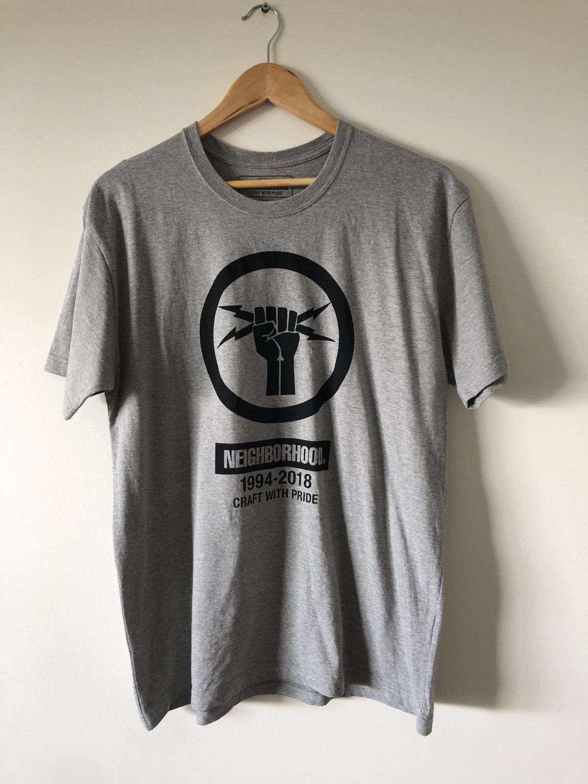 Neighborhood Neighborhood Grey Anarchy T-shirt Size US L / EU 52-54 / 3 - 1 Thumbnail