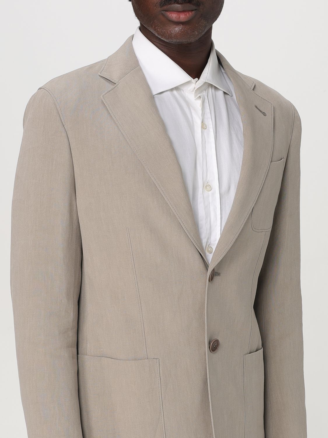Giorgio Armani Giorgio Armani Jacket Men Beige Size US L / EU 52-54 / 3 - 4 Thumbnail