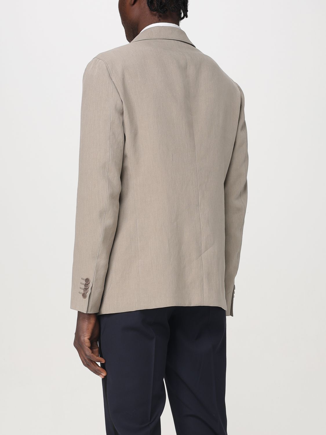Giorgio Armani Giorgio Armani Jacket Men Beige Size US L / EU 52-54 / 3 - 2 Thumbnail