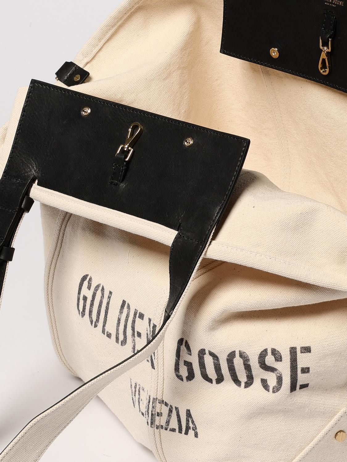 Golden Goose Golden Goose Tote Bag Woman Beige Size ONE SIZE - 4 Thumbnail