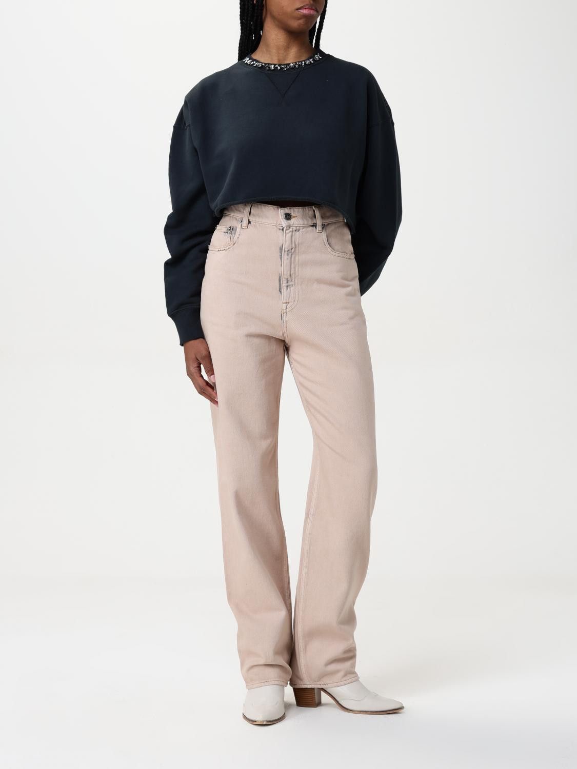 Golden Goose Golden Goose Sweatshirt Woman Black Size M / US 6-8 / IT 42-44 - 2 Thumbnail