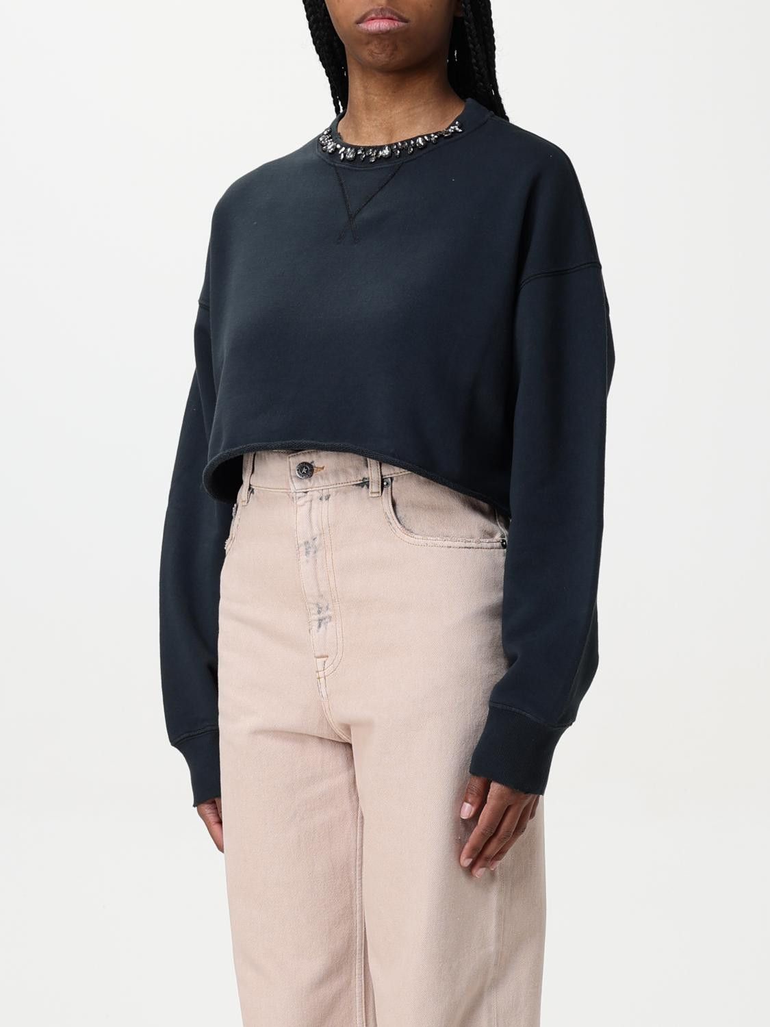 Golden Goose Golden Goose Sweatshirt Woman Black Size M / US 6-8 / IT 42-44 - 4 Thumbnail