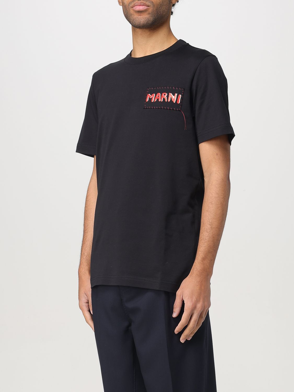 Marni Marni T-Shirt Men Black Size US XL / EU 56 / 4 - 4 Thumbnail