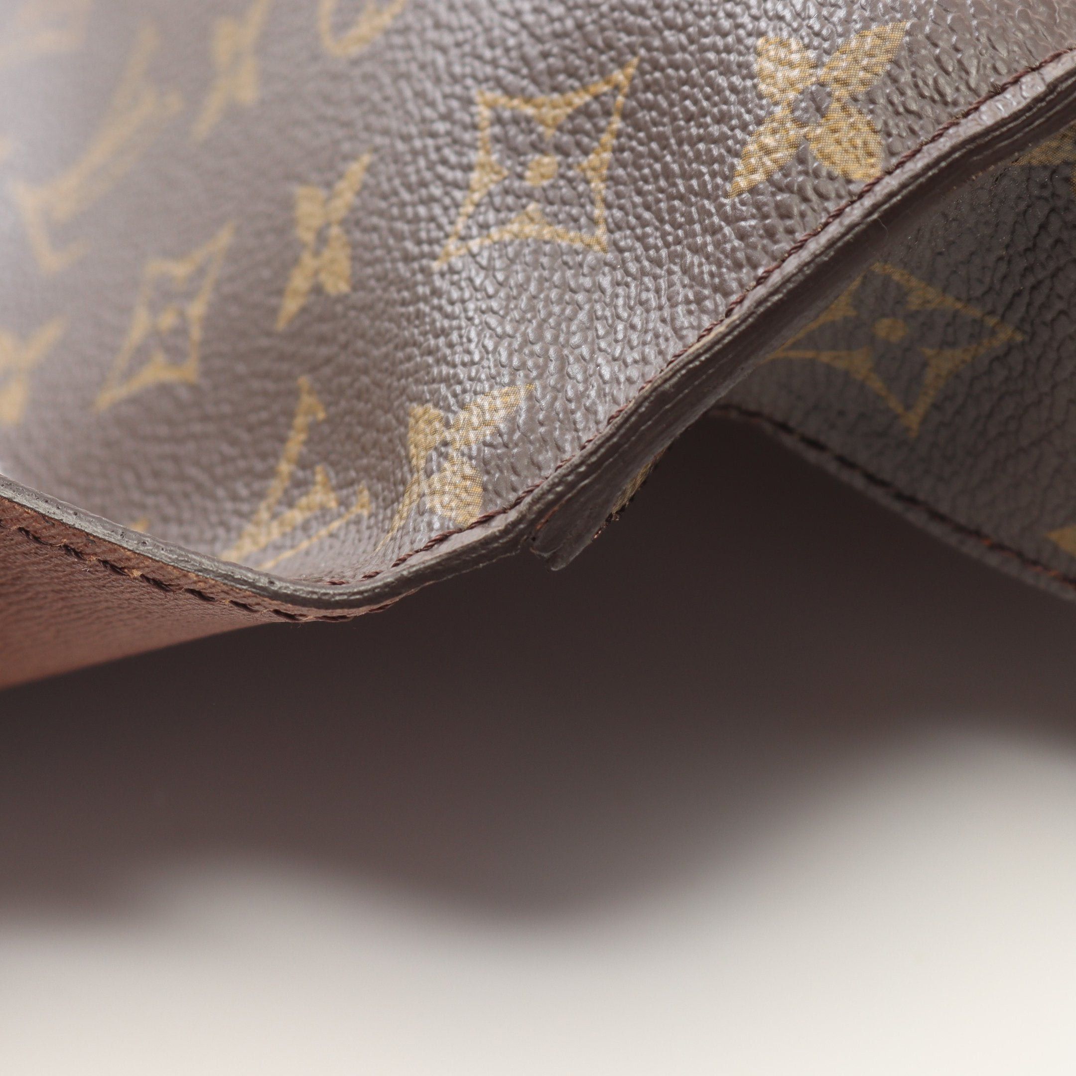Louis Vuitton Louis Vuitton Sun Crew Gm Monogram Shoulder Bag Leather Brown Size ONE SIZE - 6 Thumbnail