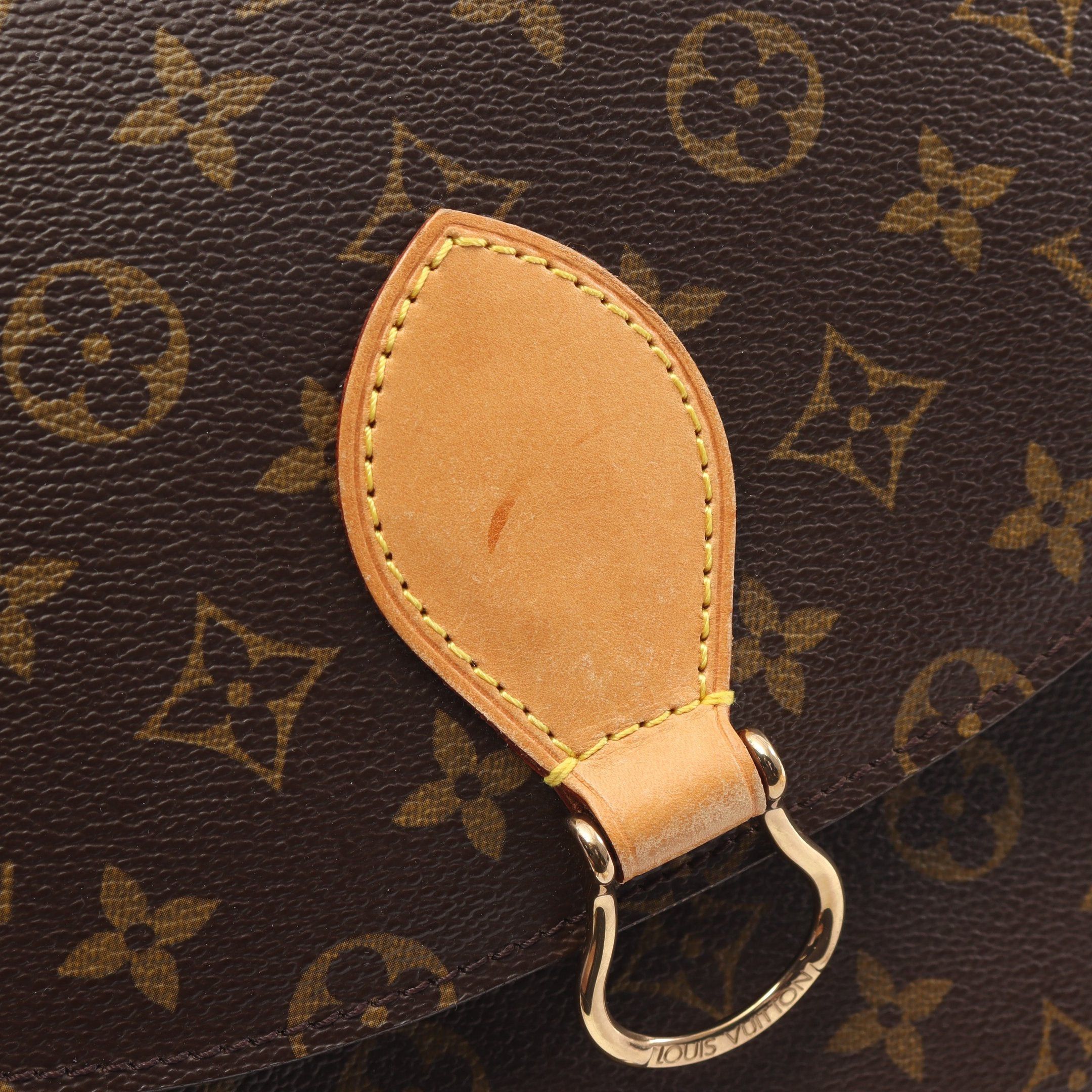 Louis Vuitton Louis Vuitton Sun Crew Gm Monogram Shoulder Bag Leather Brown Size ONE SIZE - 7 Thumbnail
