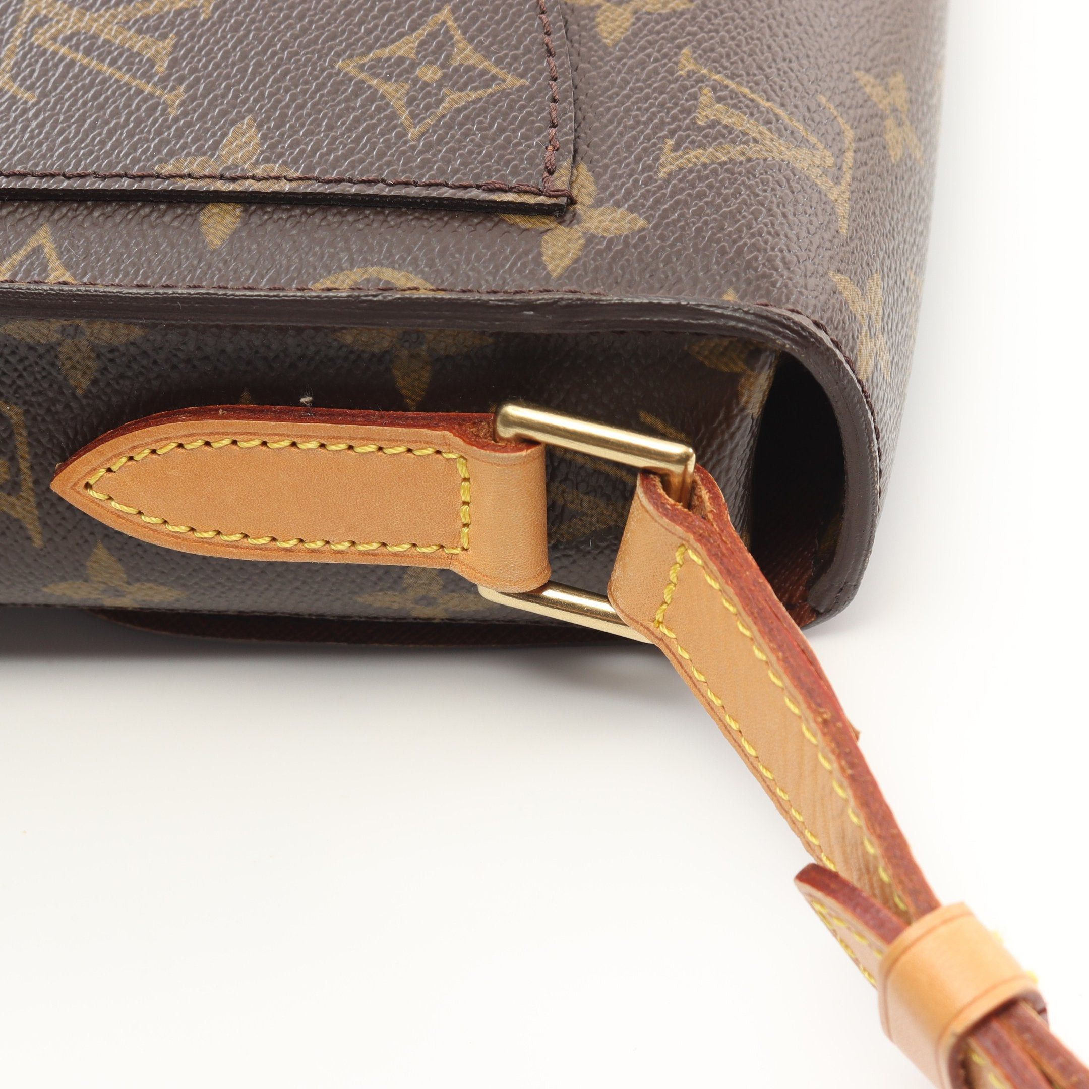 Louis Vuitton Louis Vuitton Sun Crew Gm Monogram Shoulder Bag Leather Brown Size ONE SIZE - 9 Thumbnail