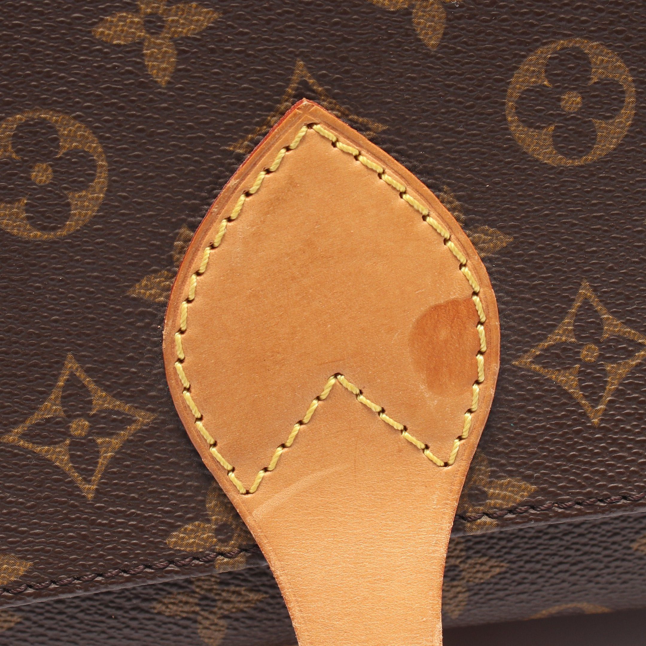 Louis Vuitton Louis Vuitton Cartesier Mm Monogram Shoulder Bag Leather Brown Size ONE SIZE - 8 Thumbnail