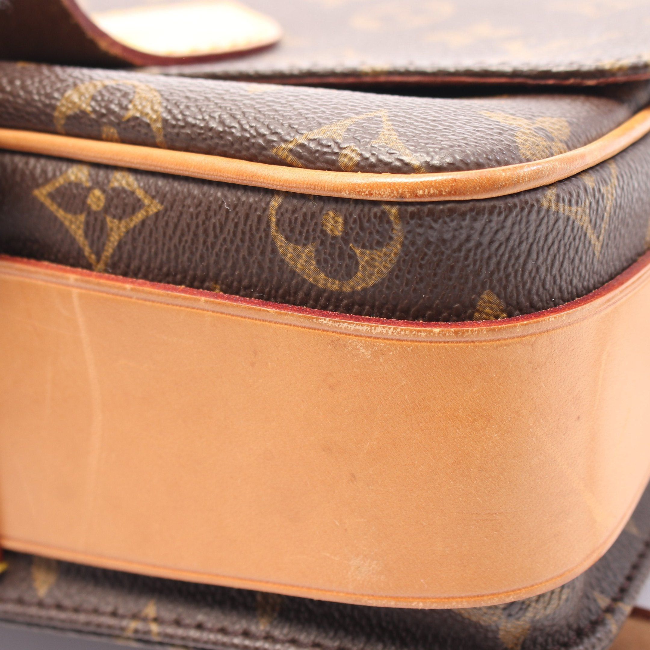 Louis Vuitton Louis Vuitton Cartesier Mm Monogram Shoulder Bag Leather Brown Size ONE SIZE - 7 Thumbnail