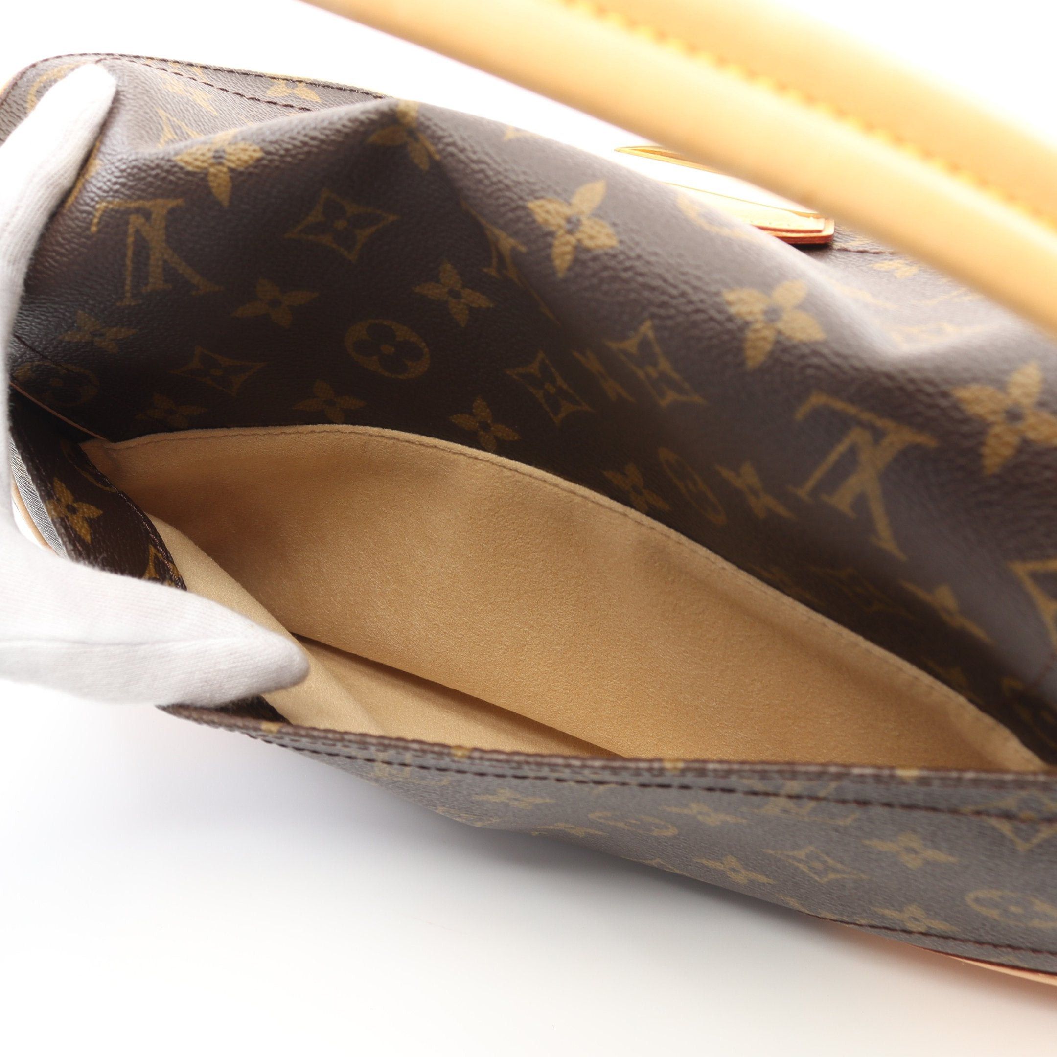 Louis Vuitton Louis Vuitton Beverly Mm Monogram Shoulder Bag Leather Brown Size ONE SIZE - 10 Thumbnail