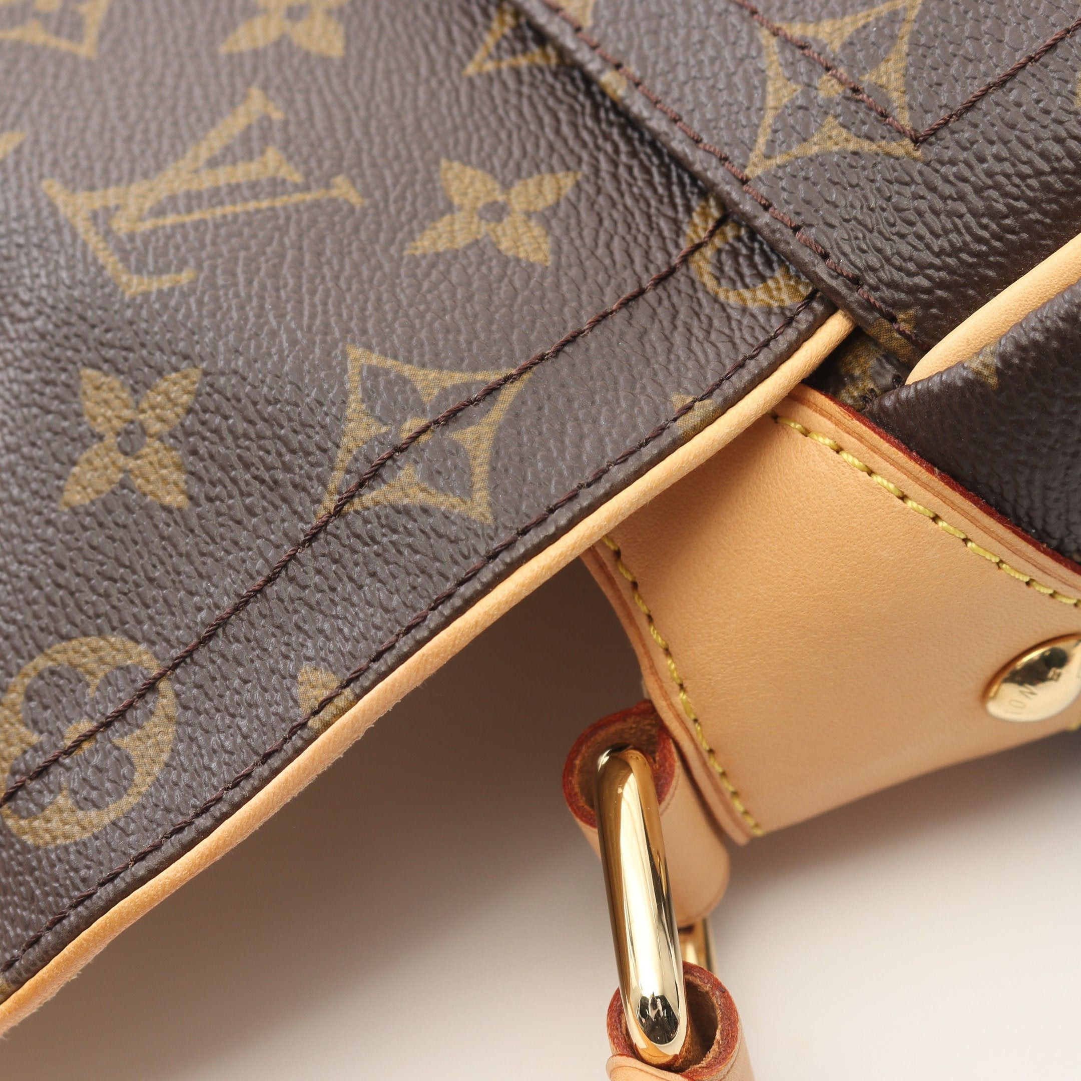 Louis Vuitton Louis Vuitton Beverly Mm Monogram Shoulder Bag Leather Brown Size ONE SIZE - 9 Thumbnail