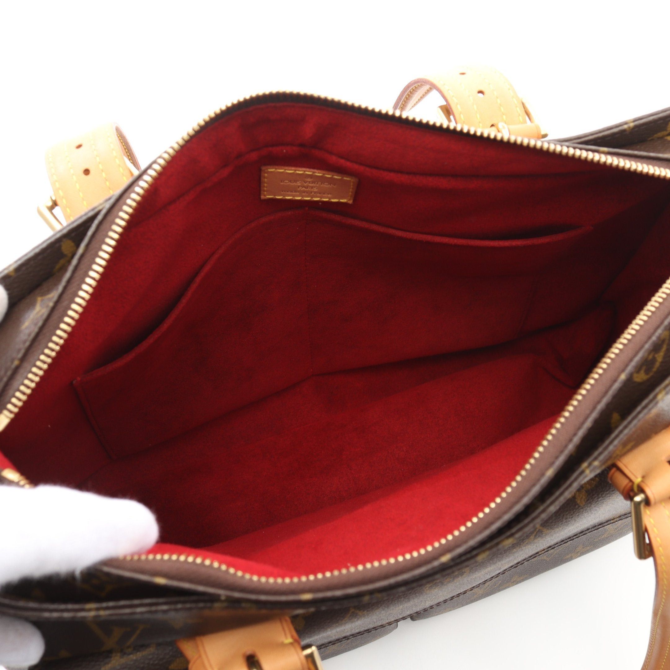 Louis Vuitton Louis Vuitton Multi-Priest Monogram Handbag Leather Brown Size ONE SIZE - 3 Thumbnail