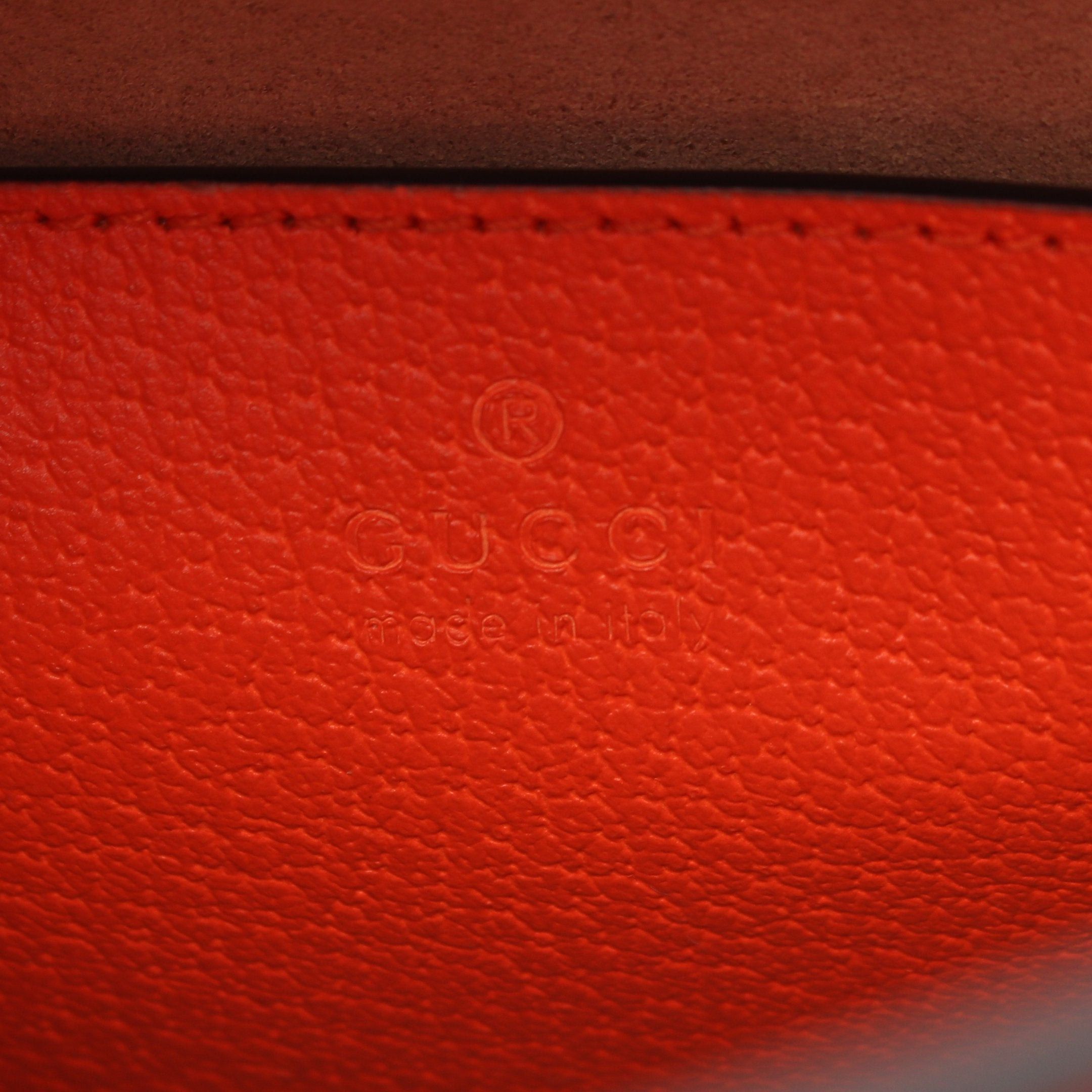 Gucci Gucci Diana Small Gg Supreme Handbag Patchwork Leather Beige Orange Red Size ONE SIZE - 4 Thumbnail