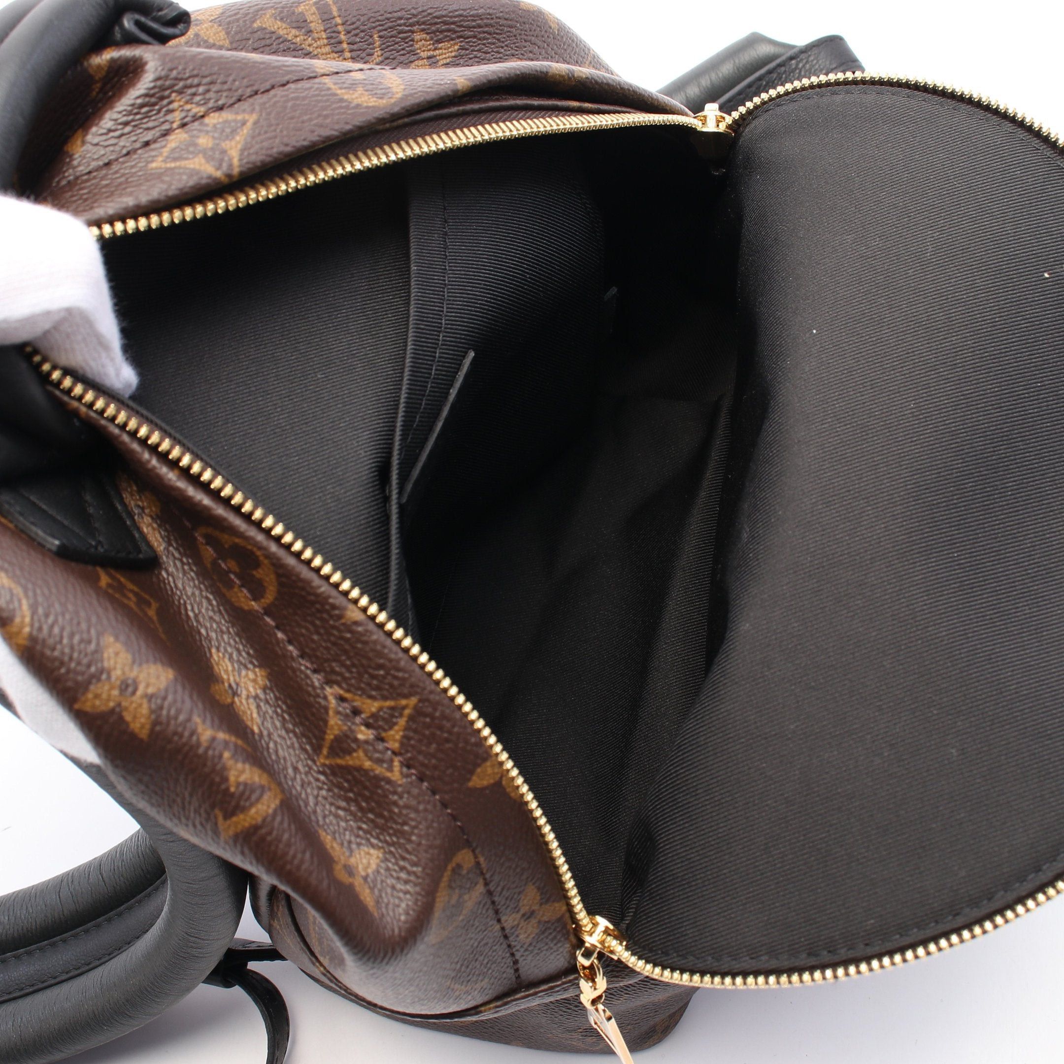 Louis Vuitton Louis Vuitton Palm Springs Backpack Pm Monogram Rucksack Leather Brown Black Size ONE SIZE - 3 Thumbnail