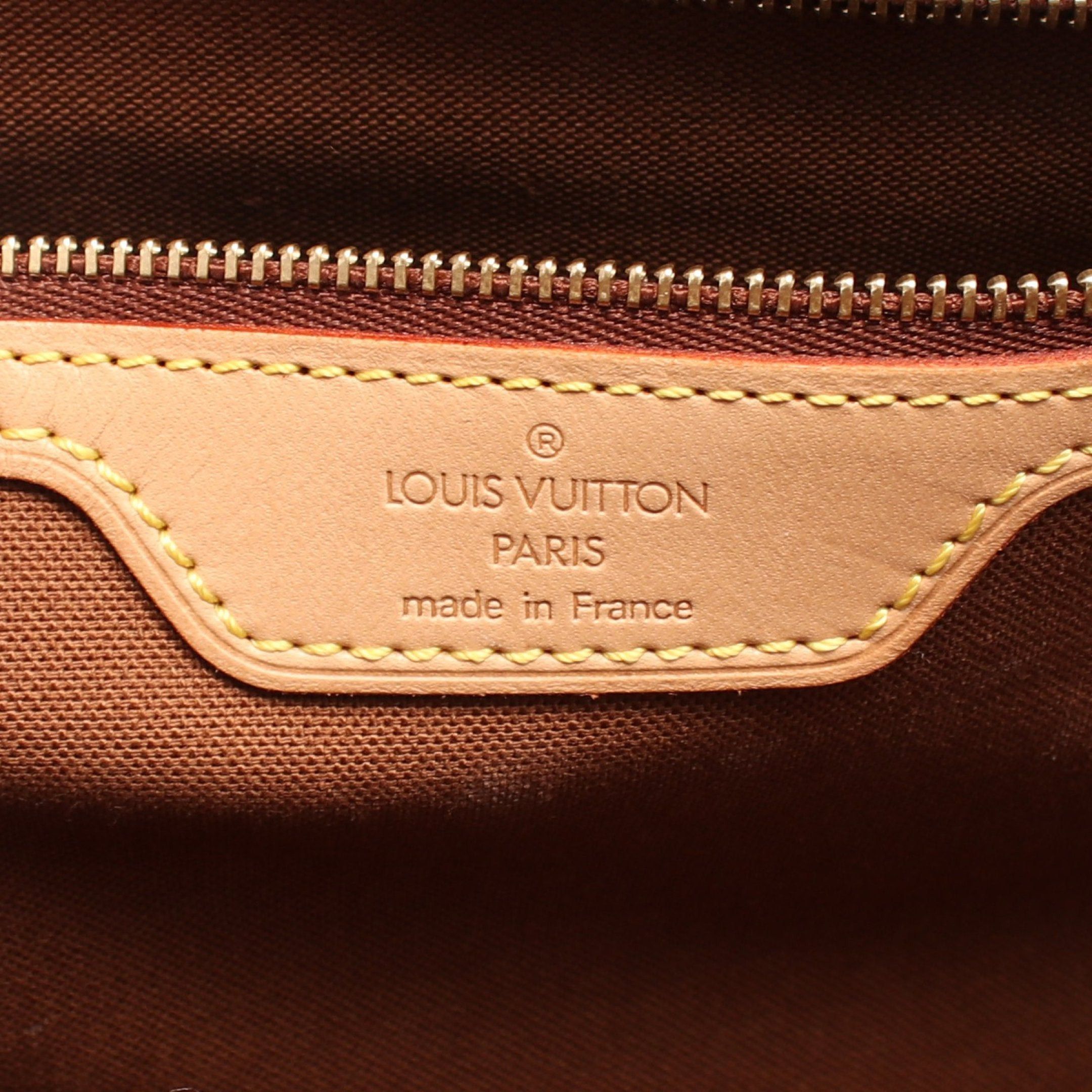 Louis Vuitton Louis Vuitton Aves Monogram Shoulder Bag Leather Brown Size ONE SIZE - 4 Thumbnail