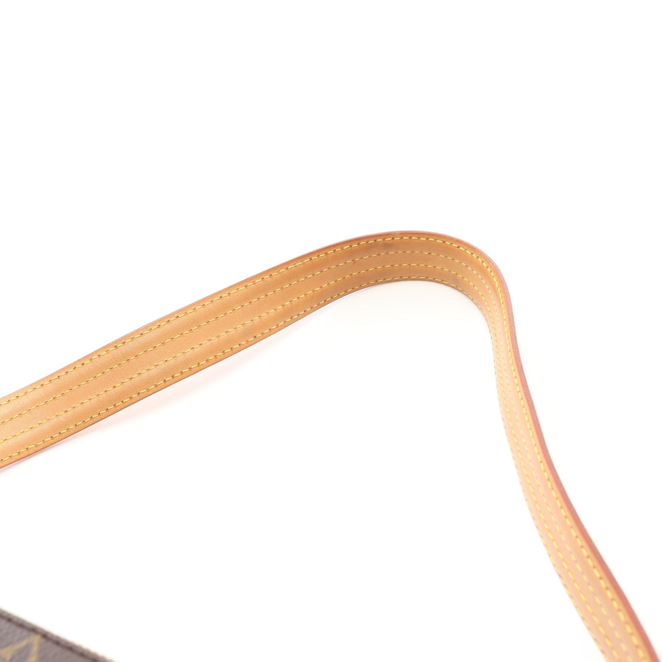 Louis Vuitton Louis Vuitton Vivacite Mm Monogram Shoulder Bag Leather Brown Size ONE SIZE - 7 Thumbnail