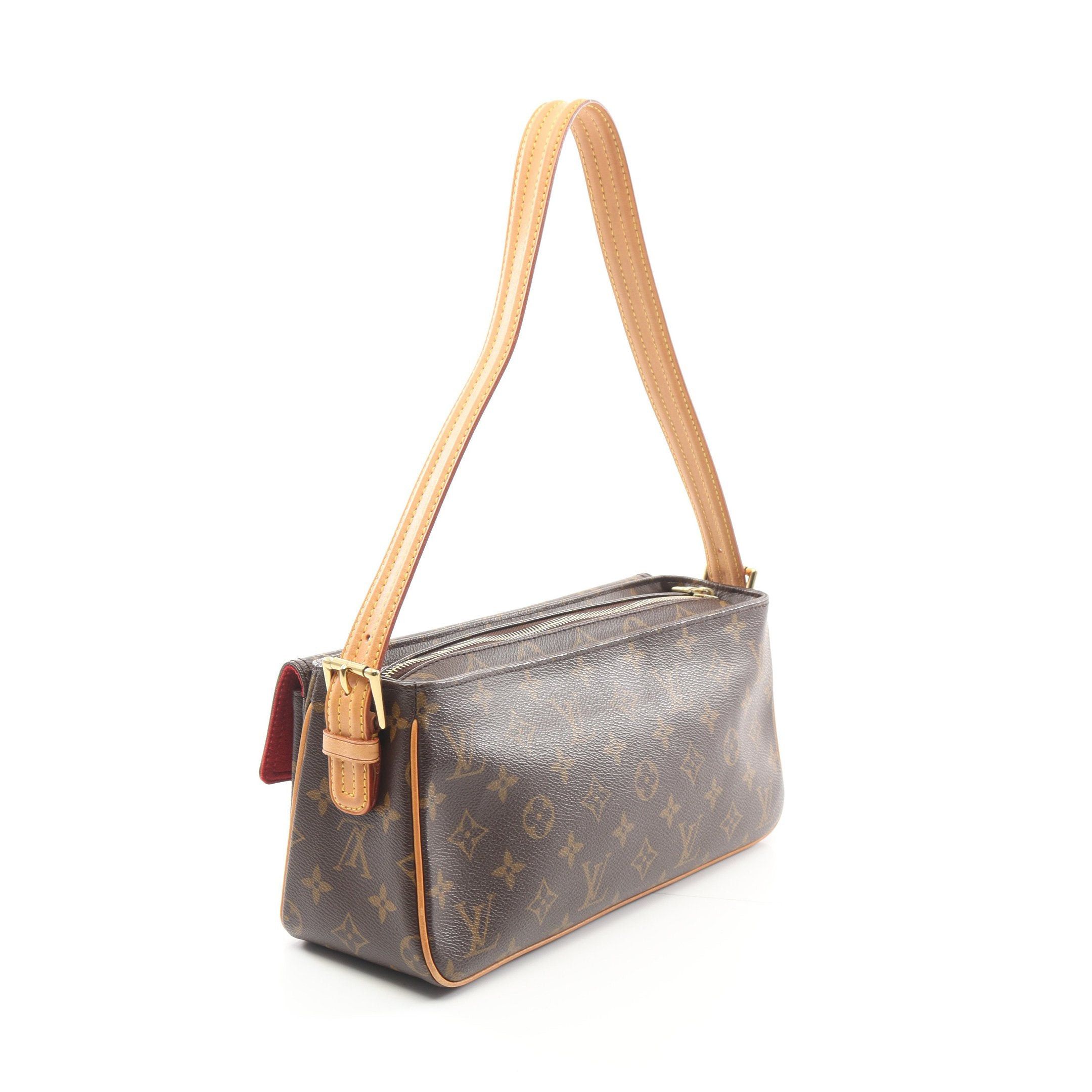 Louis Vuitton Louis Vuitton Vivacite Mm Monogram Shoulder Bag Leather Brown Size ONE SIZE - 2 Thumbnail