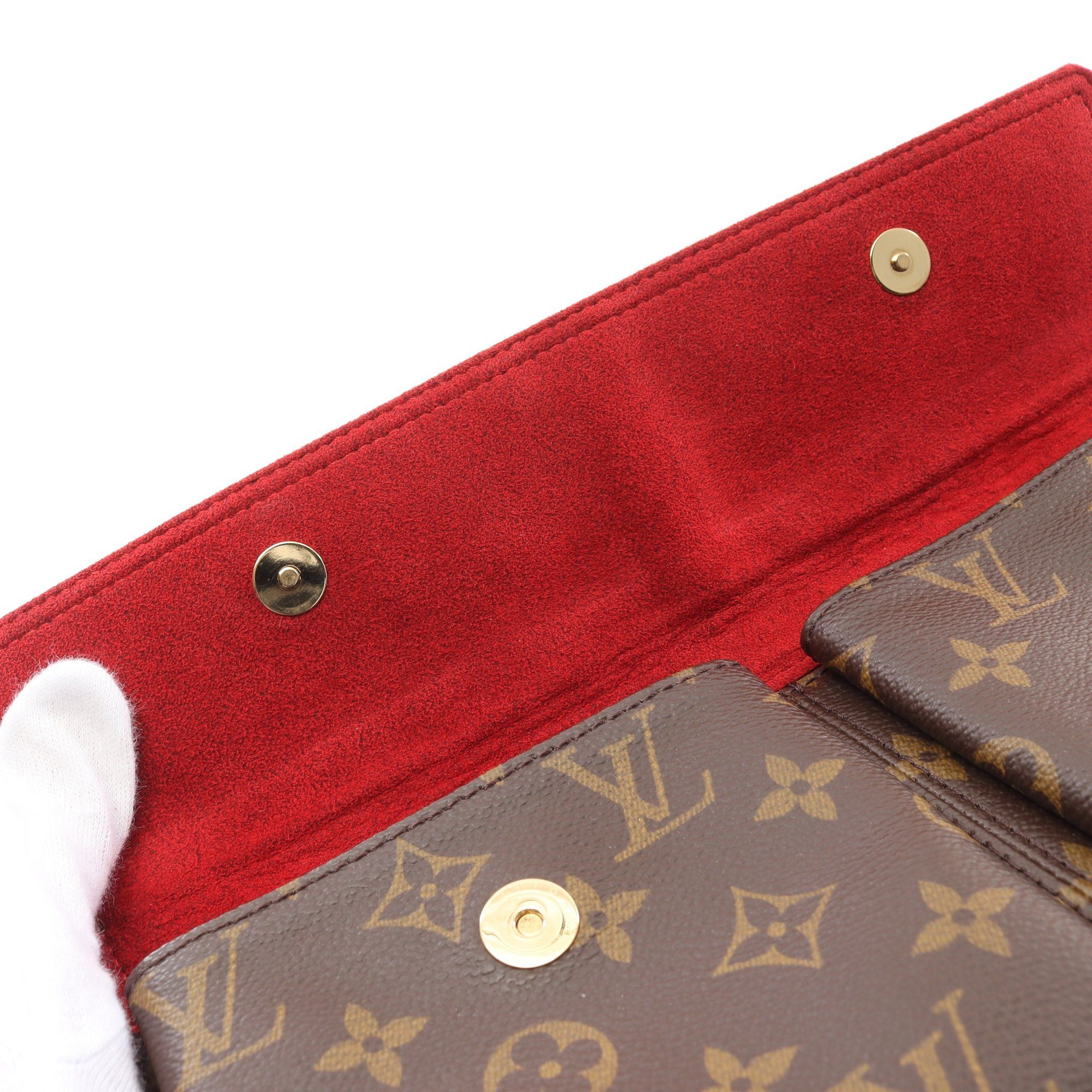 Louis Vuitton Louis Vuitton Vivacite Mm Monogram Shoulder Bag Leather Brown Size ONE SIZE - 9 Thumbnail
