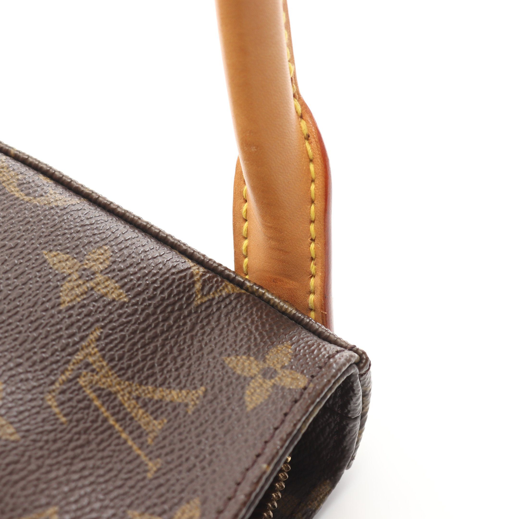 Louis Vuitton Louis Vuitton Looping Mm Monogram Shoulder Bag Leather Brown Size ONE SIZE - 10 Thumbnail