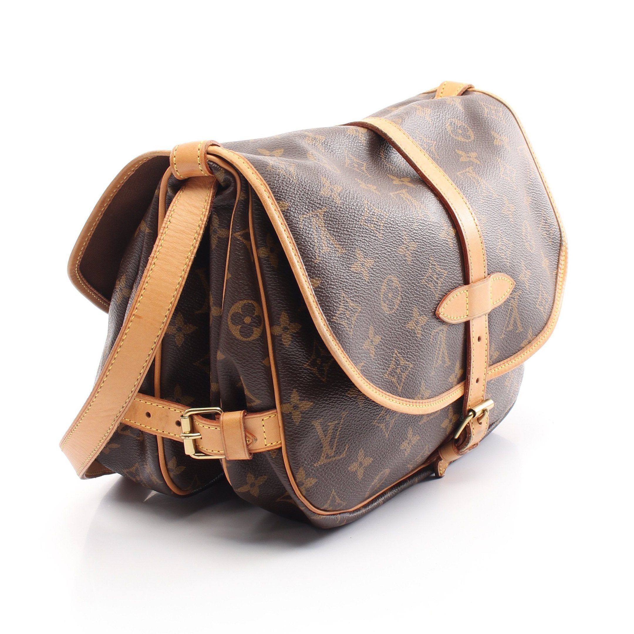 Louis Vuitton Louis Vuitton Saumur 30 Monogram Shoulder Bag Leather Brown Size ONE SIZE - 2 Thumbnail