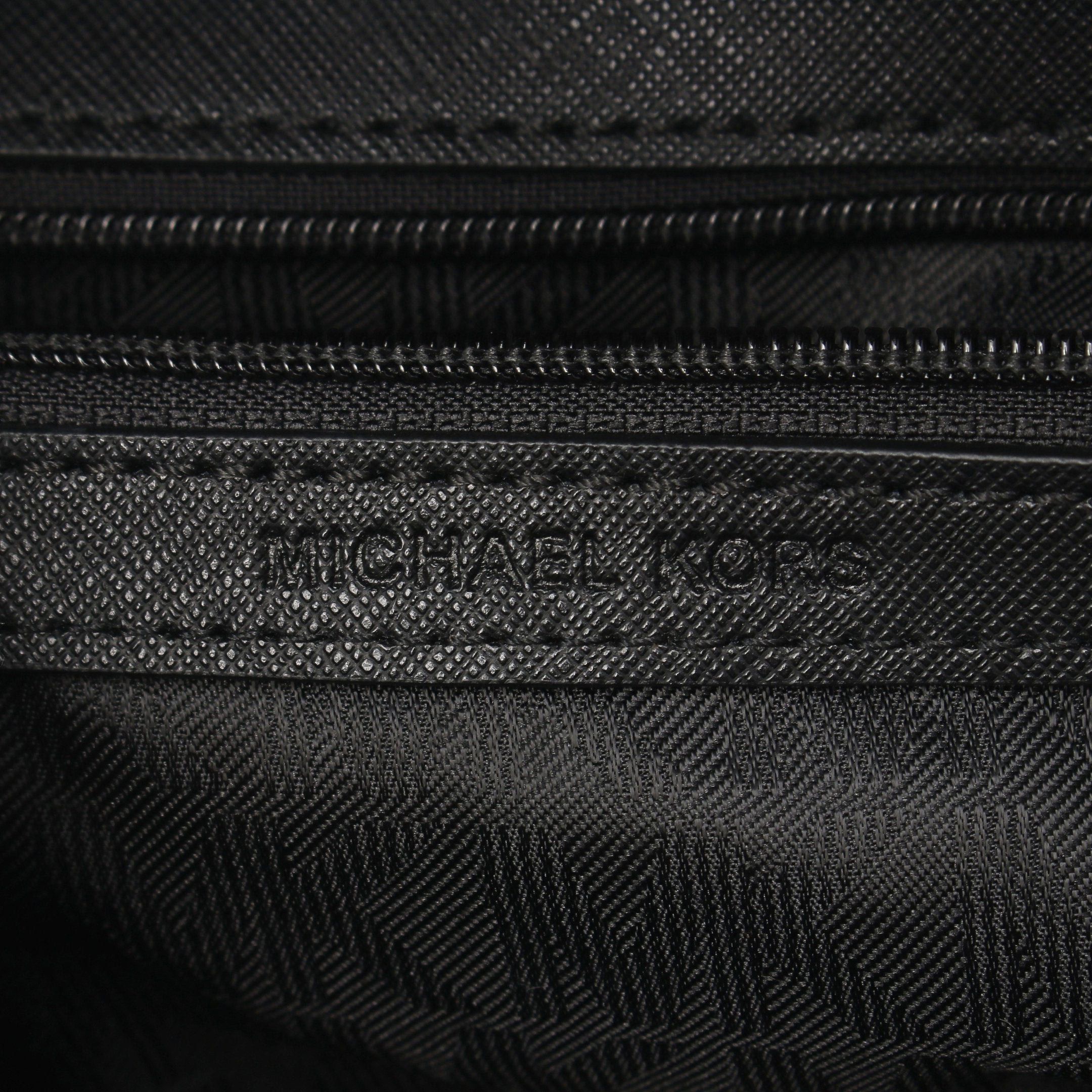 Michael Kors Michael Kors Ava Satchel Handbag Leather Black Size ONE SIZE - 4 Thumbnail