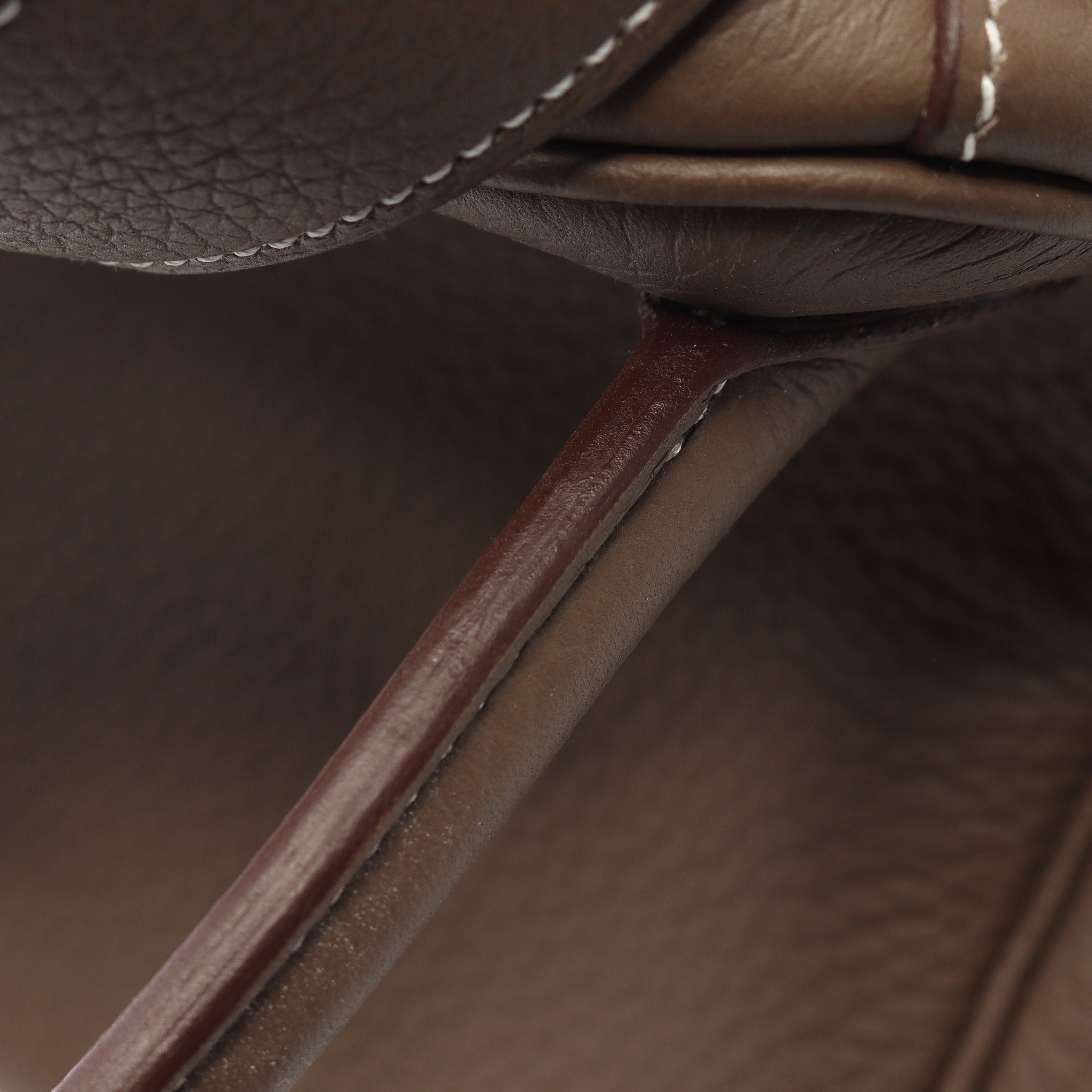 Hermes Hermes Lindy 30 Etoupe Shoulder Bag Clemence Leather Gray Brown Gold Hardware U Stamp Size ONE SIZE - 7 Thumbnail