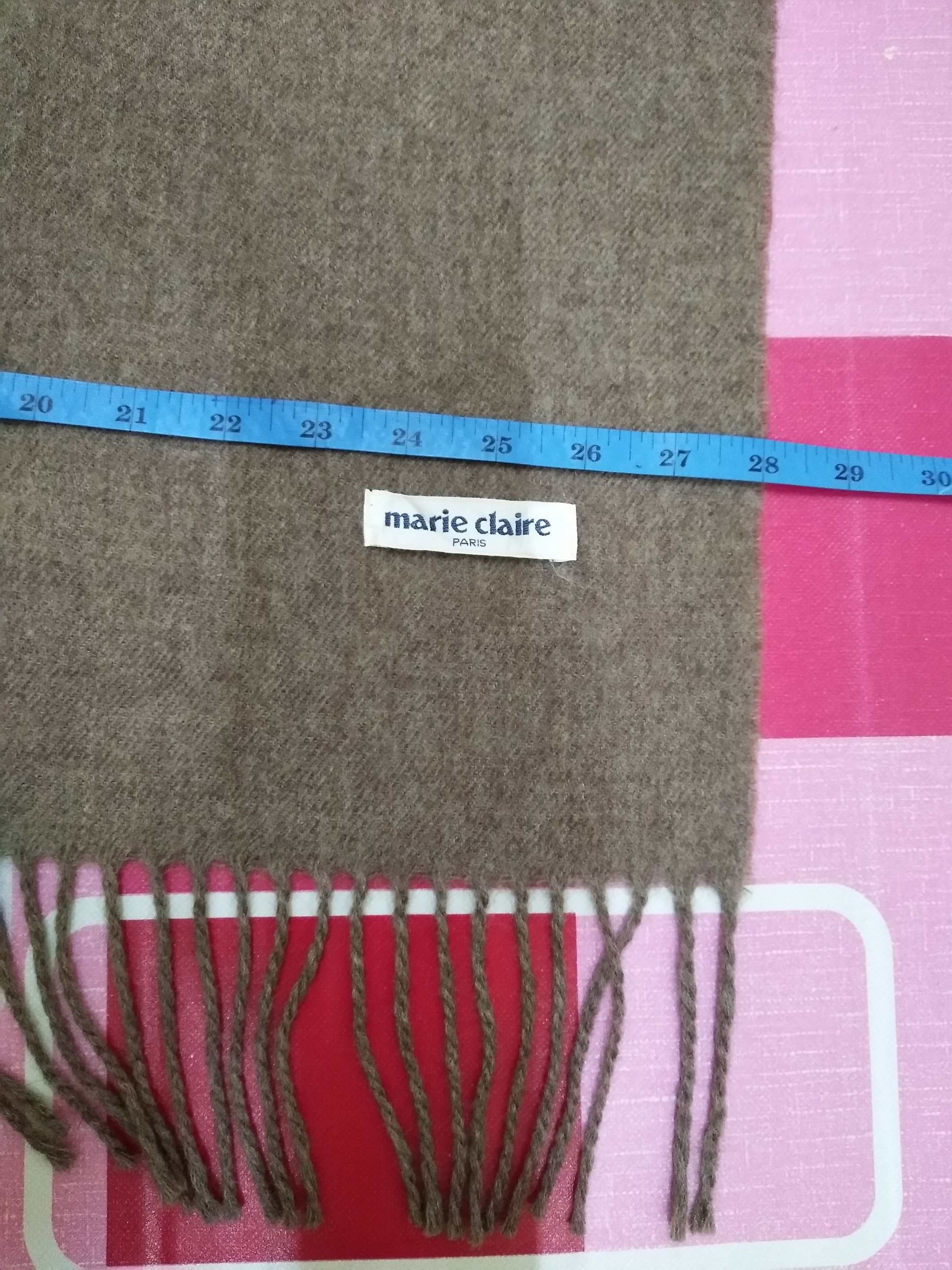 Vintage Vintage Scarf MARIE CLAIRE scarves wool muffler Size ONE SIZE - 3 Thumbnail