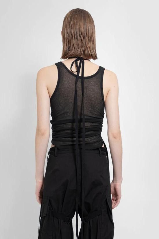 Ann Demeulemeester ANN DEMEULEMEESTER Women Tops B0011982FA434 099 BLACK Size M / US 6-8 / IT 42-44 - 3 Thumbnail