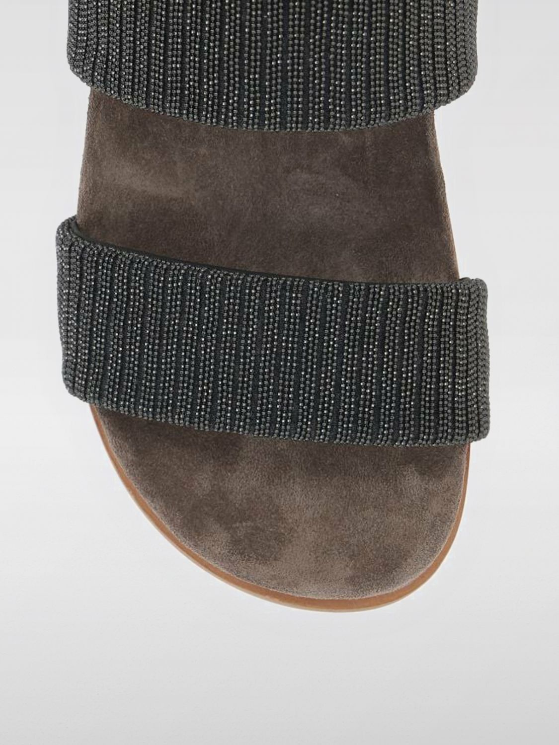 Brunello Cucinelli Brunello Cucinelli Flat Sandals Woman Brown Size US 6.5 / IT 36.5 - 4 Thumbnail