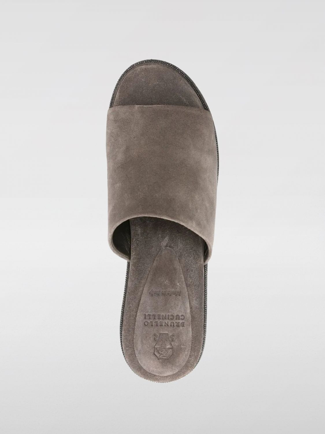 Brunello Cucinelli Brunello Cucinelli Heeled Sandals Woman Charcoal Size US 10 / IT 40 - 4 Thumbnail