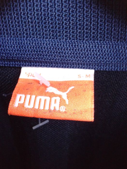 Puma Neon Sportswear Big Logo Sleeve Stripes Spell Out Running Jacket ...