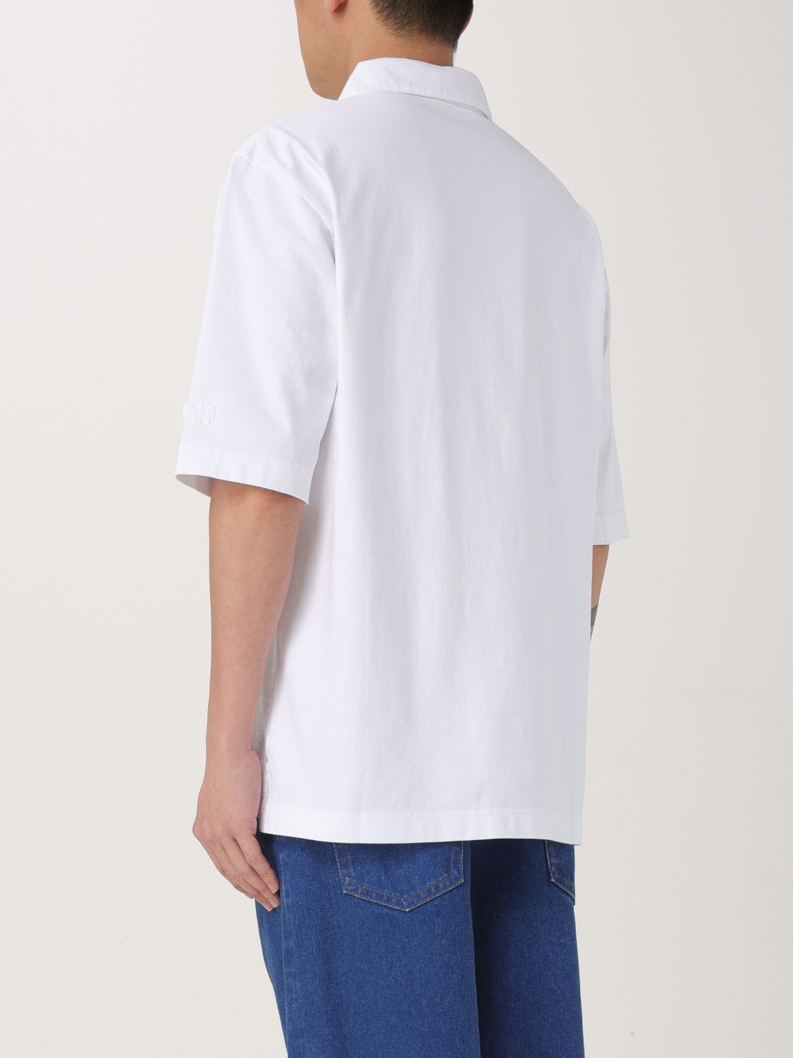 Marni Marni Polo Shirt Men White Size US M / EU 48-50 / 2 - 3 Thumbnail