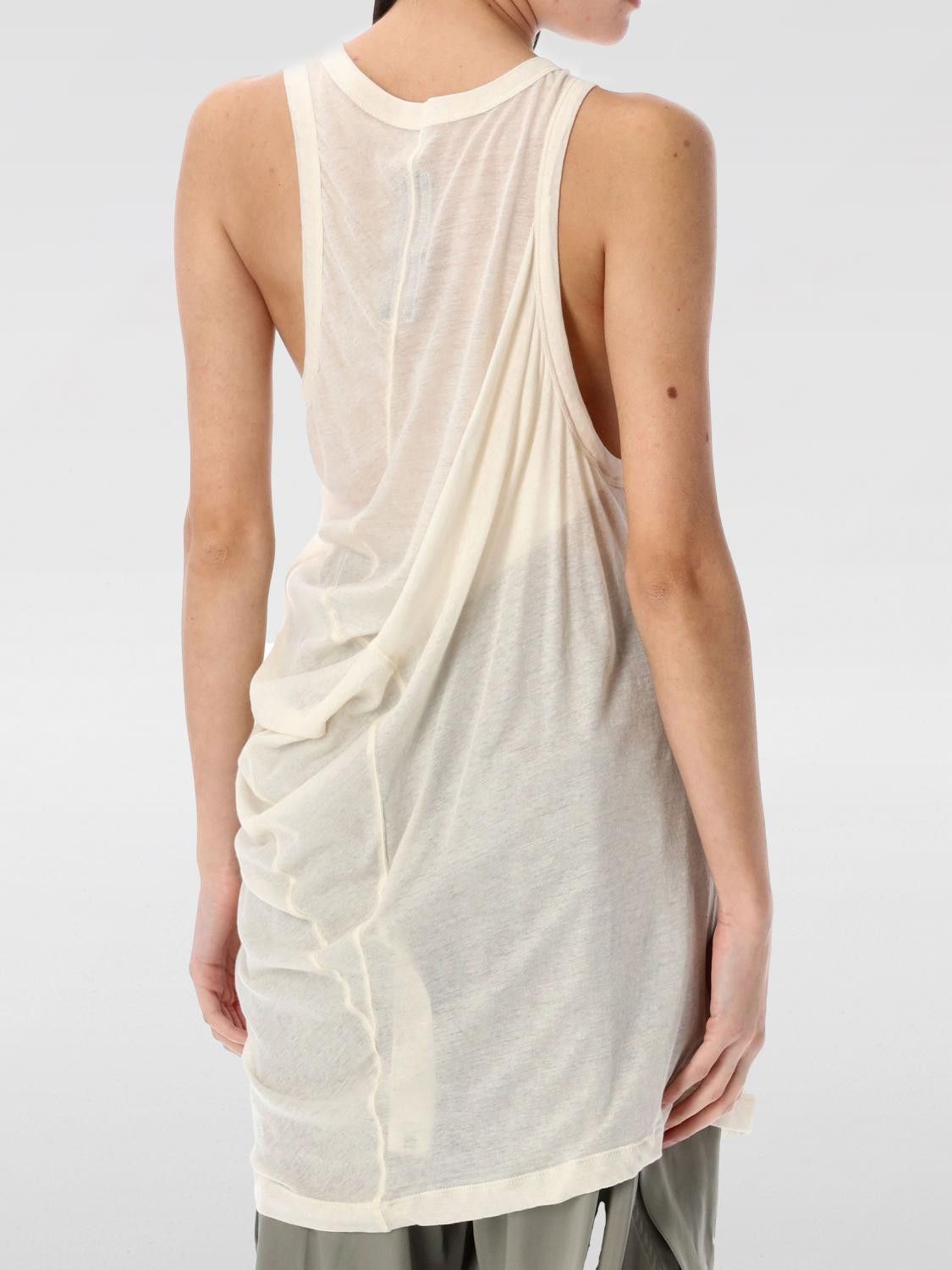 Rick Owens Rick Owens T-Shirt Woman Beige Size S / US 4 / IT 40 - 2 Thumbnail