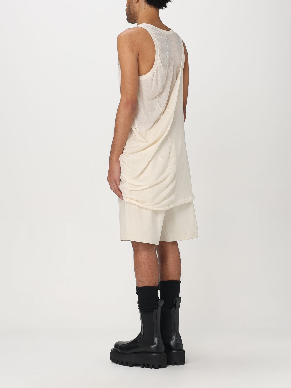 Rick Owens Rick Owens T-Shirt Men Beige Size US M / EU 48-50 / 2 - 3 Thumbnail