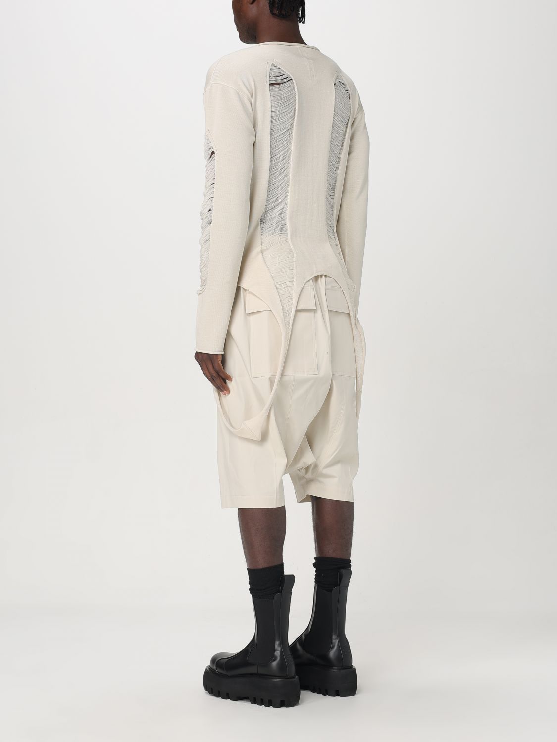 Rick Owens Rick Owens Sweater Men White Size US M / EU 48-50 / 2 - 3 Thumbnail