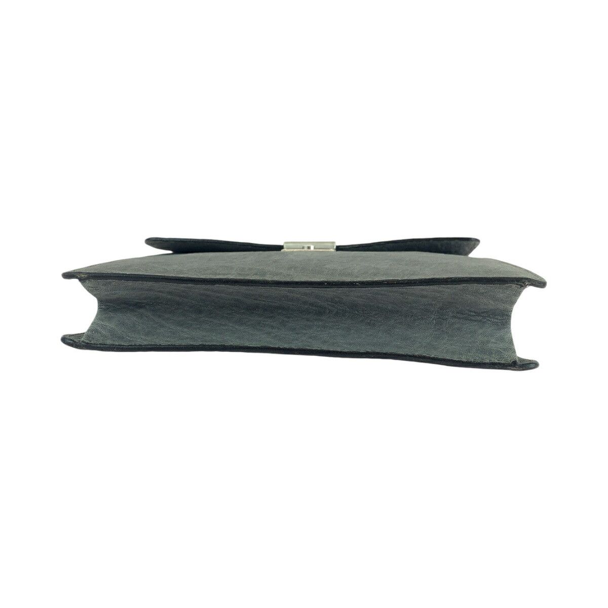 Valextra Valextra Valextra Elephant Shoulder Bag Grey Silver Hardware Natural Material Shoulder Bag Size ONE SIZE - 10 Thumbnail