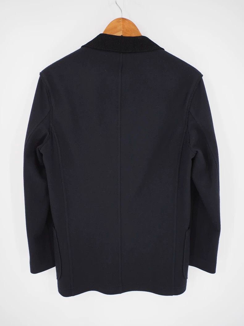 Lanvin Blue Wool Corduroy Collar Suit Jacket Size US XL / EU 56 / 4 - 2 Thumbnail