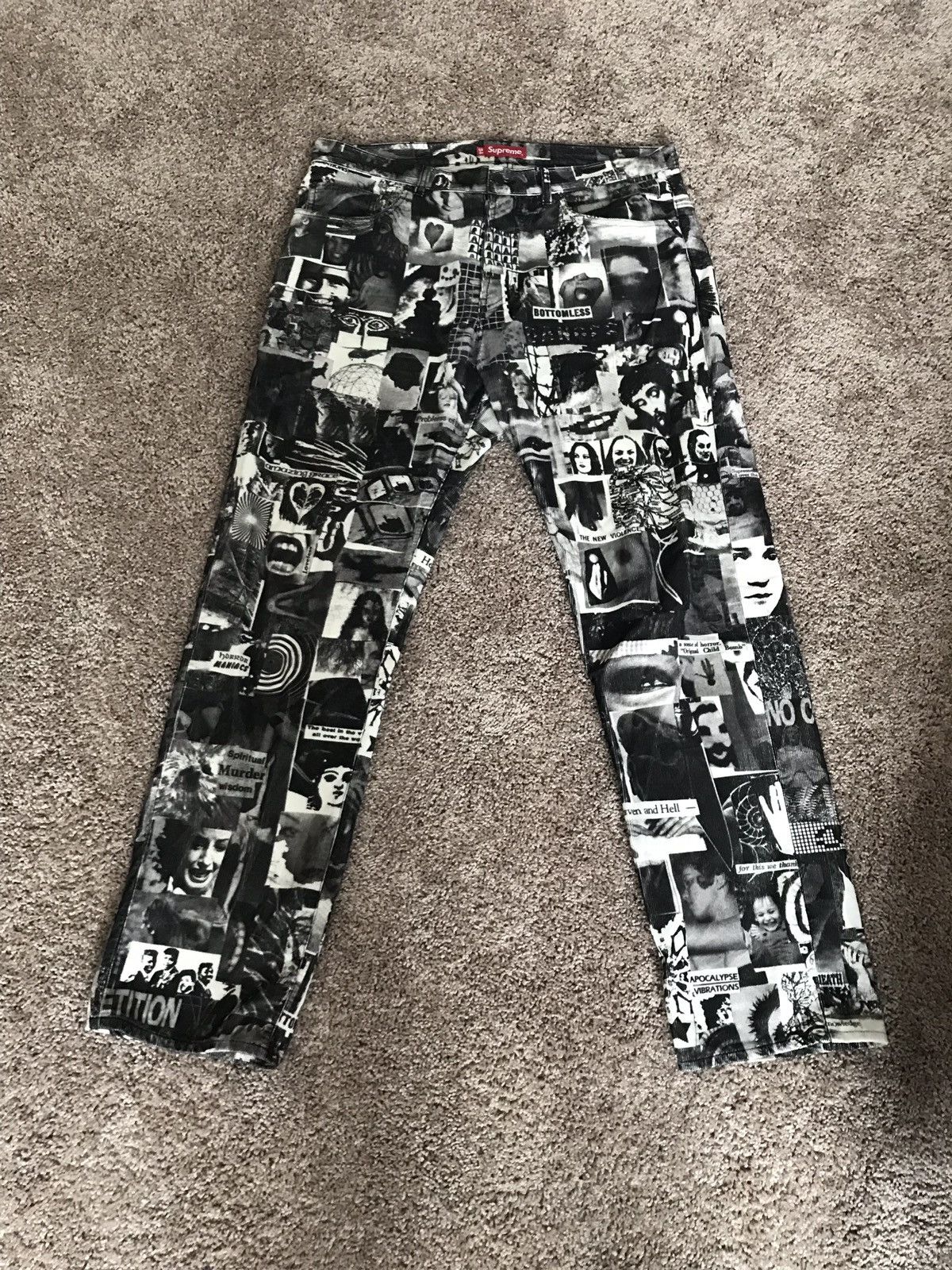 Supreme All Over Print Pants SS18 Grailed