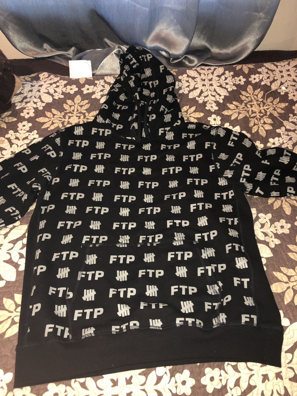 Ftp x undefeated all over hoodie hotsell