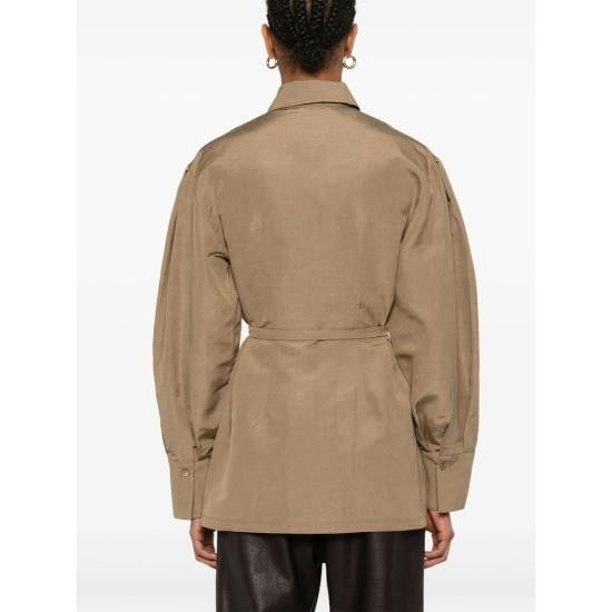 Max Mara MAX MARA Women Shirts AFFARI 644 004 BROWN Size XS / US 0-2 / IT 36-38 - 3 Thumbnail