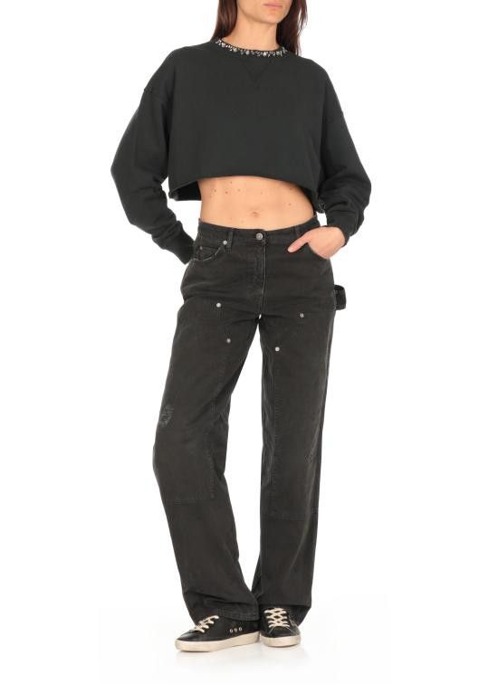 Golden Goose GOLDEN GOOSE Women Hoodies GWP02203 P001896 90456 GOLDEN Black Size S / US 4 / IT 40 - 2 Thumbnail