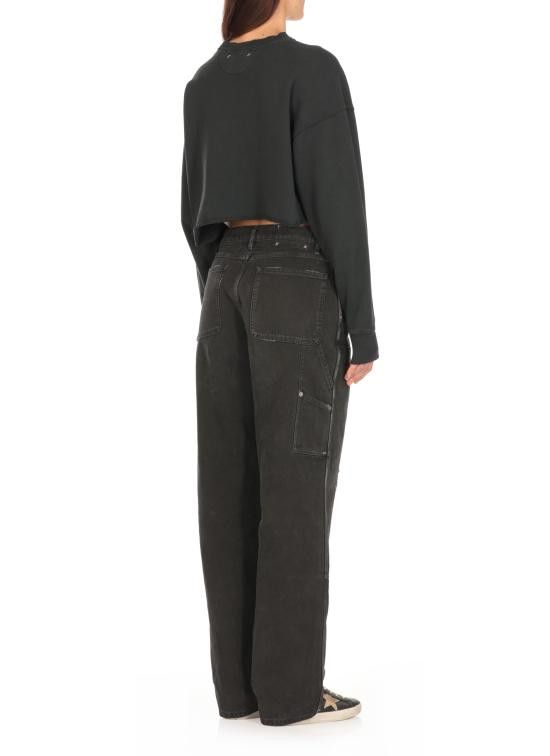 Golden Goose GOLDEN GOOSE Women Hoodies GWP02203 P001896 90456 GOLDEN Black Size S / US 4 / IT 40 - 4 Thumbnail