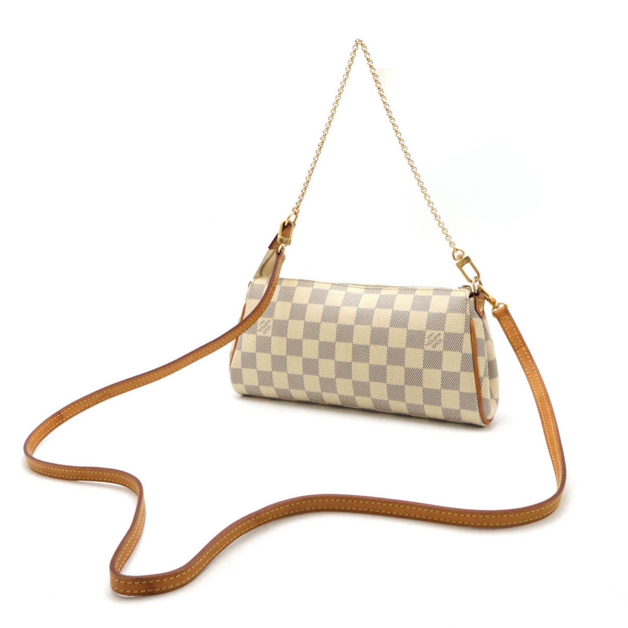 Louis Vuitton LOUIS VUITTON Damier Azur Eva Pouch Chain Bag Shoulder N55214 Size ONE SIZE - 3 Thumbnail
