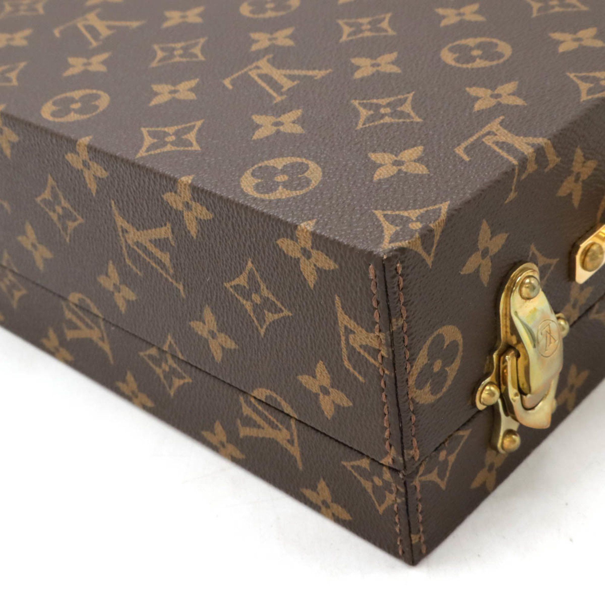 Louis Vuitton Louis Vuitton Monogram Boite Bijou Case Hard Trunk Attache M47236 Size ONE SIZE - 4 Thumbnail