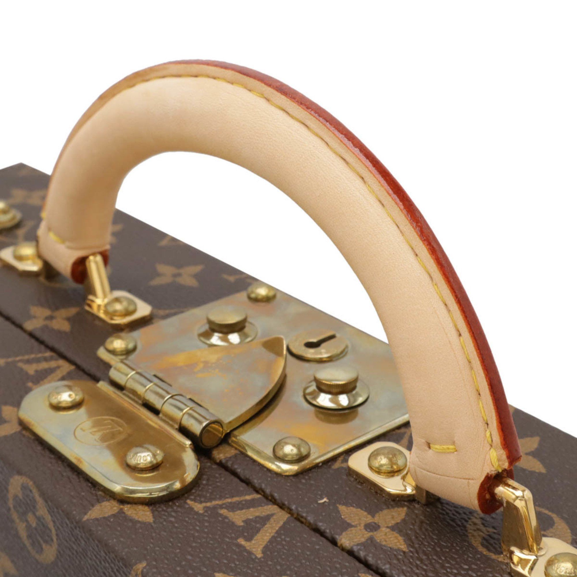 Louis Vuitton Louis Vuitton Monogram Boite Bijou Case Hard Trunk Attache M47236 Size ONE SIZE - 5 Thumbnail