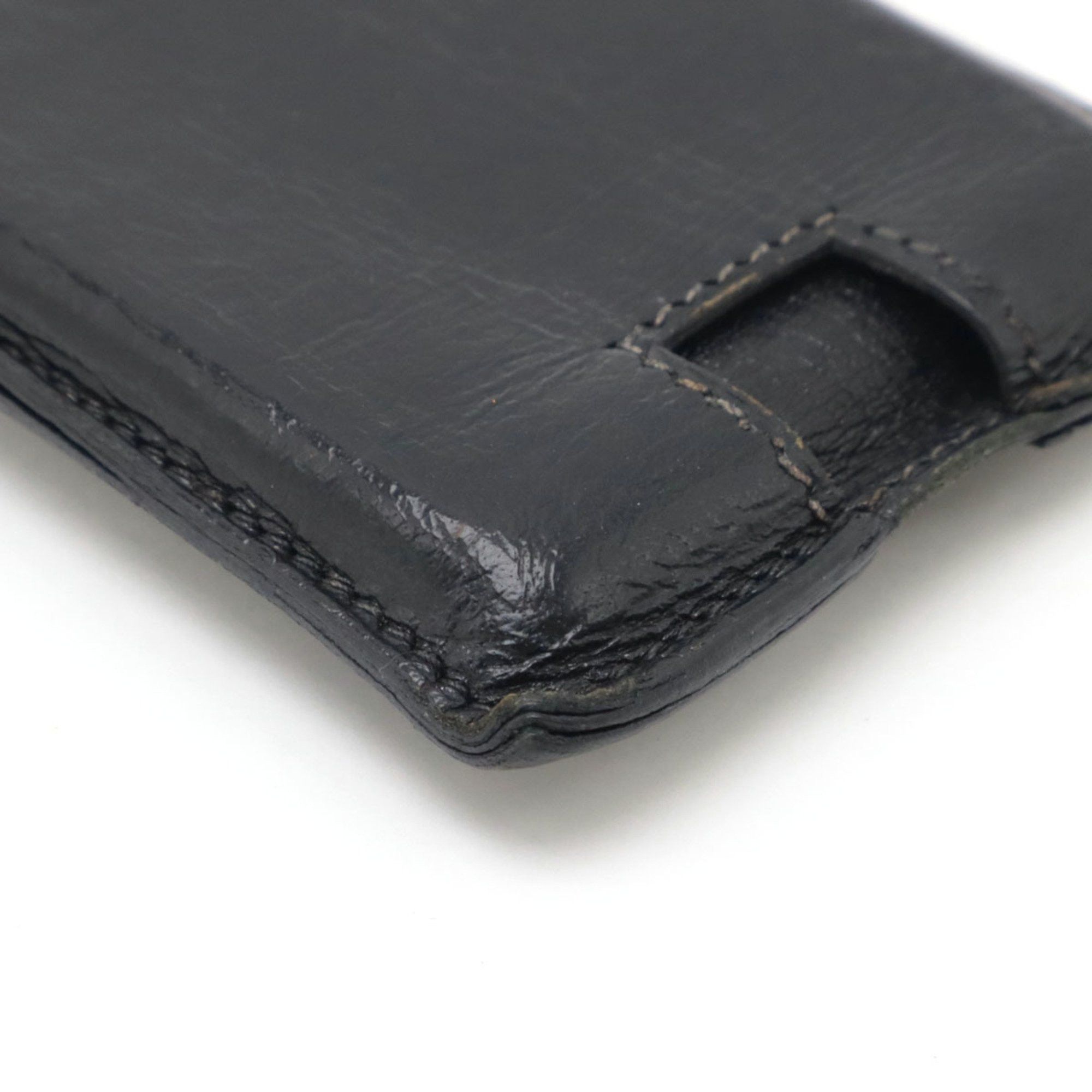 Hermes HERMES Rodring Card Case Business Holder Pass Leather Black □F Stamp Size ONE SIZE - 4 Thumbnail