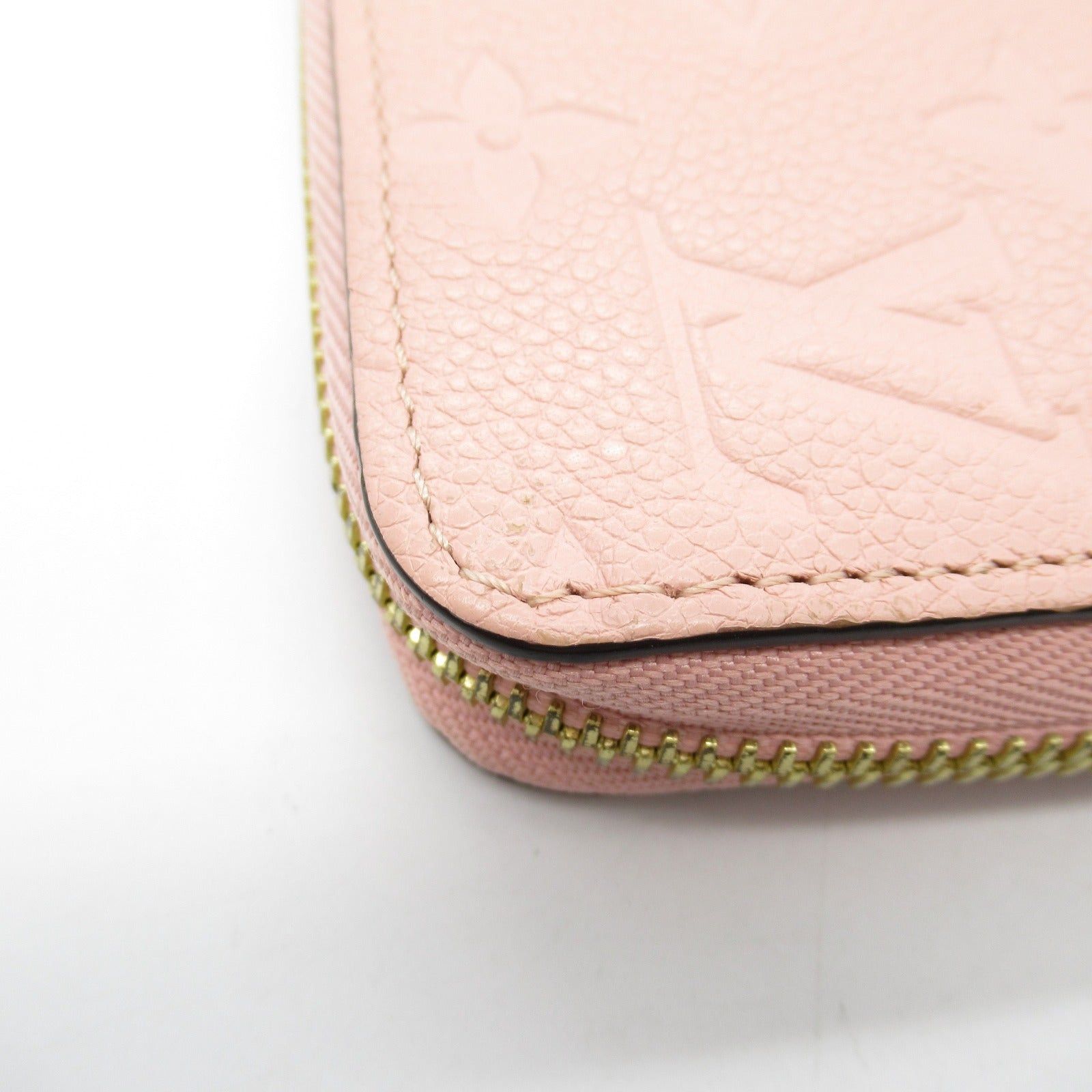 Louis Vuitton Louis Vuitton Zippy Wallet Round Long Zipper Leather Monogram Empreinte Pink Rose Poodle Size ONE SIZE - 11 Thumbnail