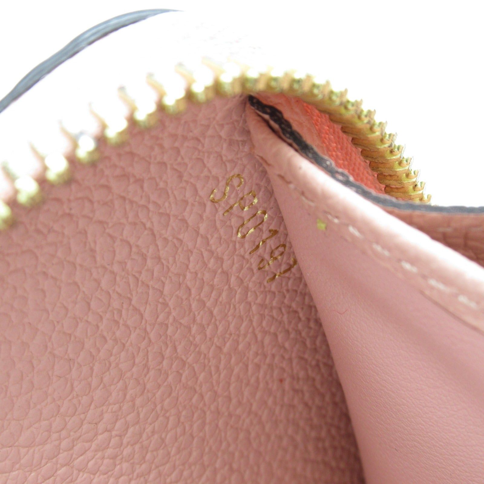 Louis Vuitton Louis Vuitton Zippy Wallet Round Long Zipper Leather Monogram Empreinte Pink Rose Poodle Size ONE SIZE - 7 Thumbnail