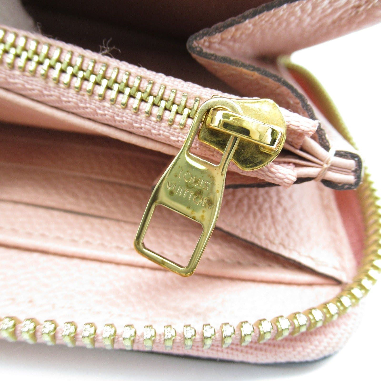 Louis Vuitton Louis Vuitton Zippy Wallet Round Long Zipper Leather Monogram Empreinte Pink Rose Poodle Size ONE SIZE - 9 Thumbnail